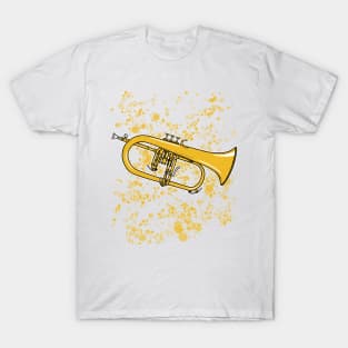 Flugelhorn Teacher Hornist Brass Musician T-Shirt